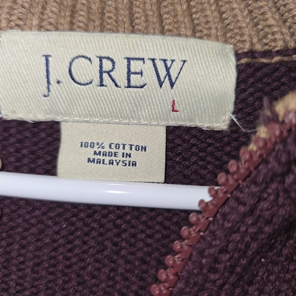 J.Crew Men's Quarter Zipup Sweater Size Large - Picture 3 of 3